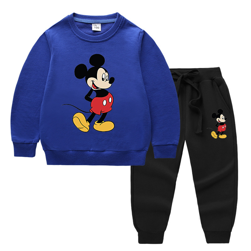 2020 Children's Autumn And Winter Cartoon Sweater Sets Printing C