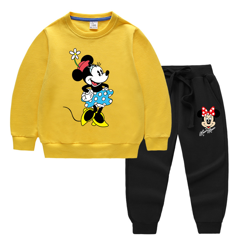 2020 Children's Autumn And Winter Cartoon Sweater Sets Printing B