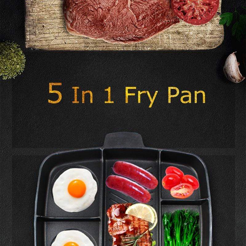 EASY CLEAN HEALTHY HOMES FIVE IN ONE FRYING PAN