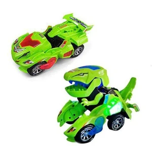 🌟Christmas Best Gifts for child🎁Deformed dinosaur LED Car