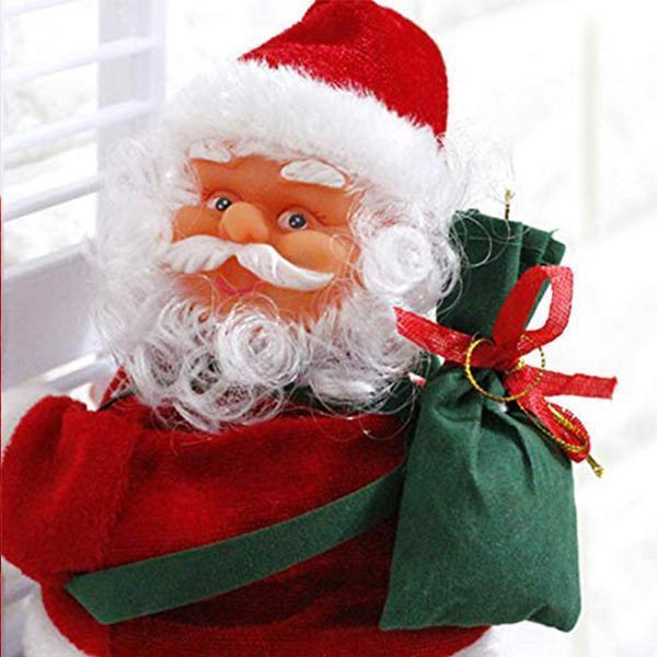 🌟Christmas Hot Sales🌟 2020 Dated Best Decoration🎁Ladder Climbing Santa Claus Hanging Christmas Decorations Ornament Tree Indoor Outdoor Xmas Party Home Door Wall
