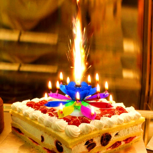 【BUY 2 GET 10%OFF】Magic Flower Birthday Candle