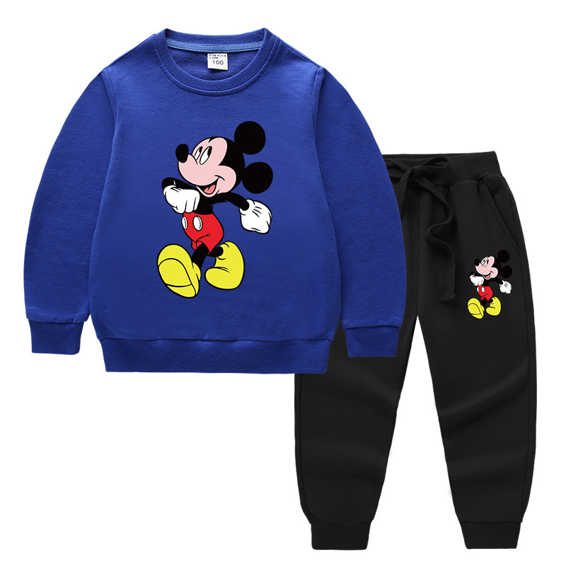 2020 Children's Autumn And Winter Cartoon Sweater Sets Printing A