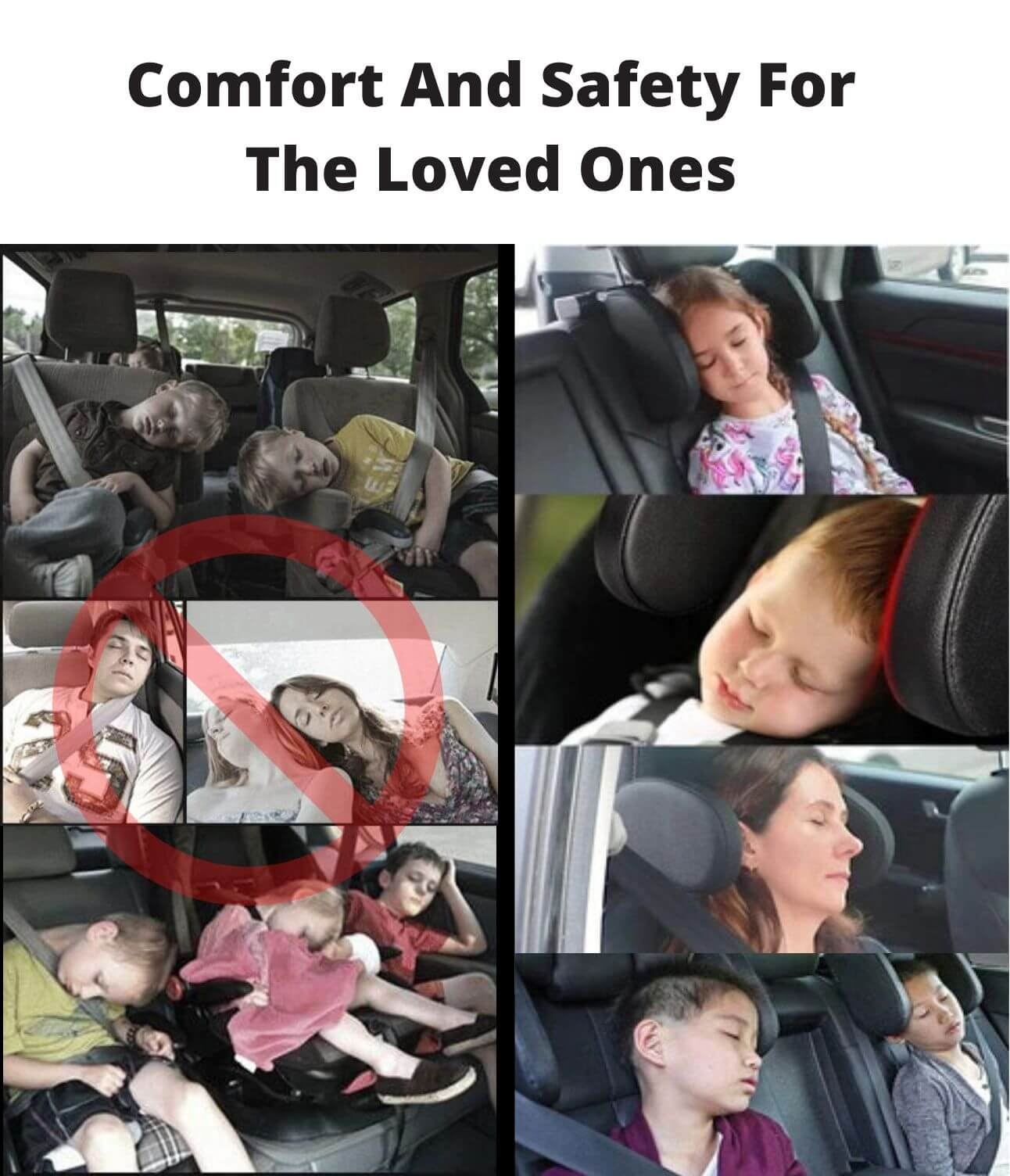 A MUST-HAVE FOR EVERY FAMILY-COMFORTABLE&ADJUSTABLE CAR PILLOW