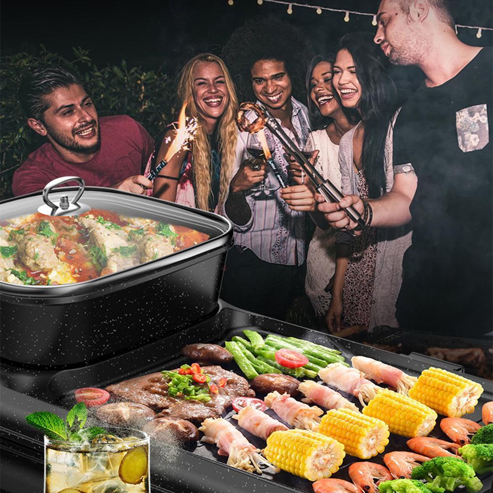 Electric Barbecue Stove Indoor Hot Pot