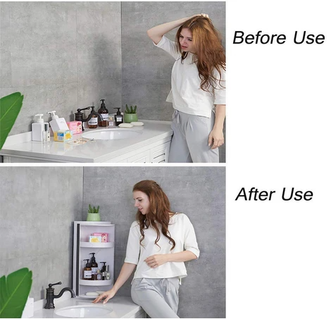 🌟Christmas Limited Hot Sale🌟-Rotating Bathroom&Kitchen Storage Rack