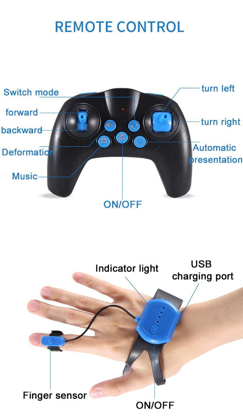Remote Control Stunt Car Gesture Induction