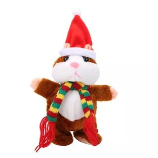 🌟New Arrival Christmas Talking Hamster🐹🌟Repeat Anything It Hears🔥50% OFF NOW🔥