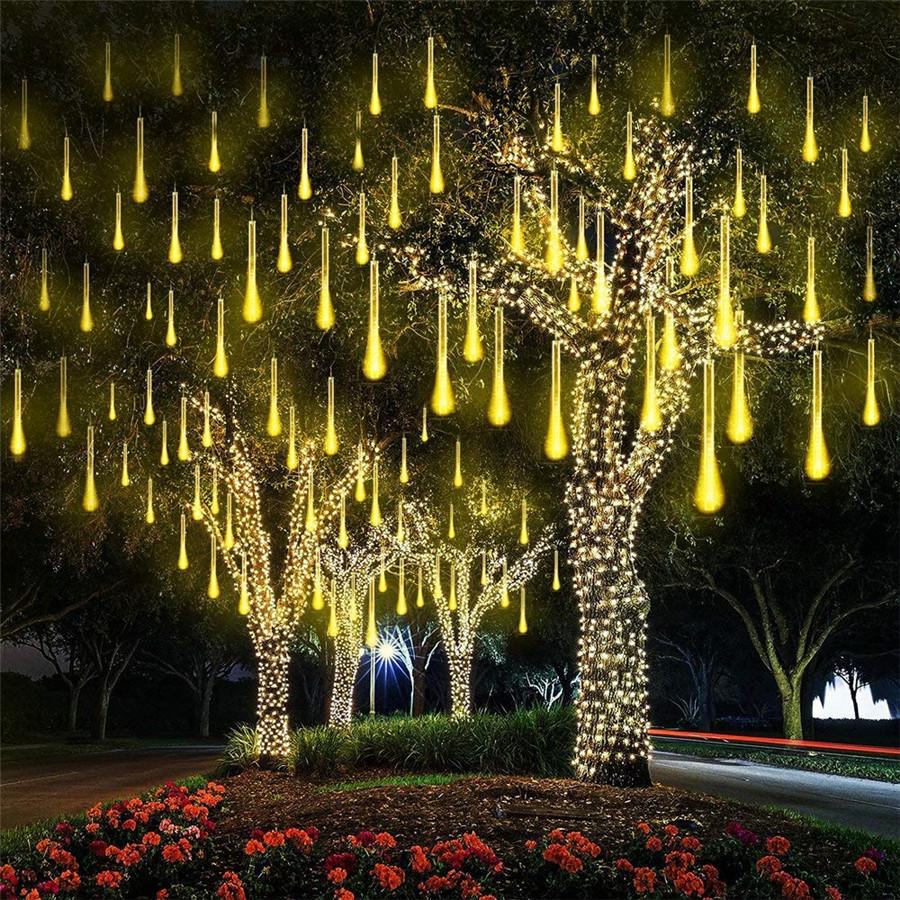 🌟Christmas Hot Sales🌟 2020 Dated Best decoration-Meteor Snow Fall LED Lights Set(1 set 8 pcS)🔥(Buy more save more)