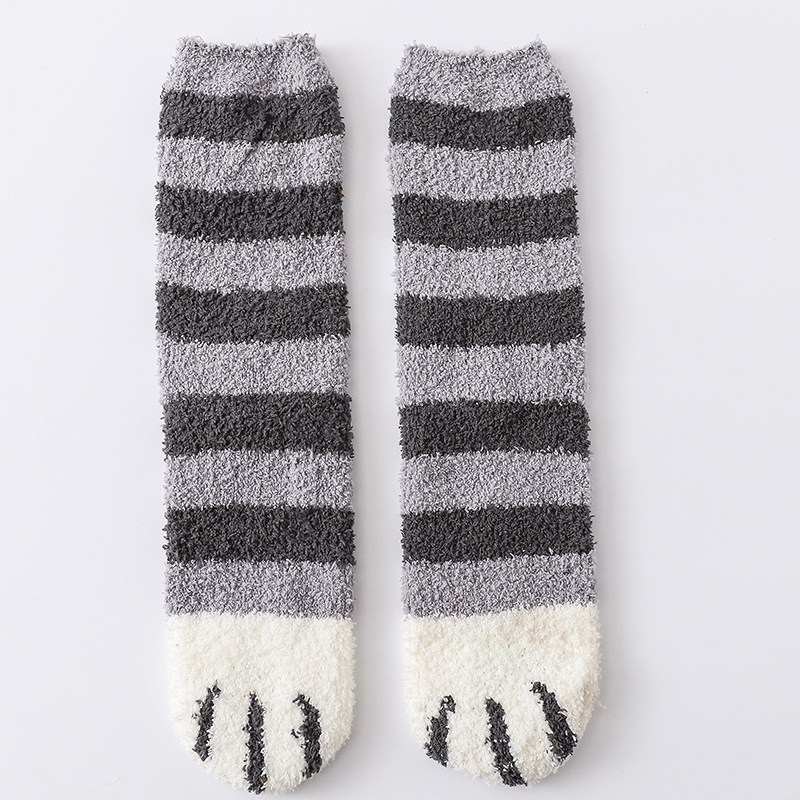 🔥Hot sale in autumn and winter🔥-Cute warm cat scratching socks