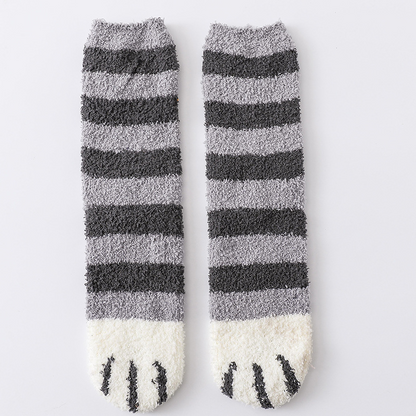🔥Hot sale in autumn and winter🔥-Cute warm cat scratching socks