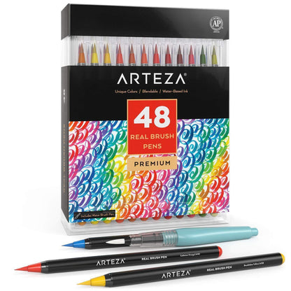 🤔The first step to make your child a good painter👉🏼Having this Real Brush Pens - 🔥BUY MORE SAVE MORE NOW🔥