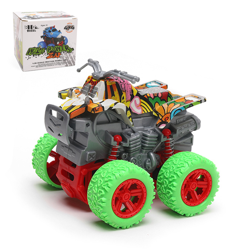 🌟Christmas Hot Sales New Dated Gifts For Kids🎁 Inertial Four-Wheel Drive Off-Road Vehicle🚘