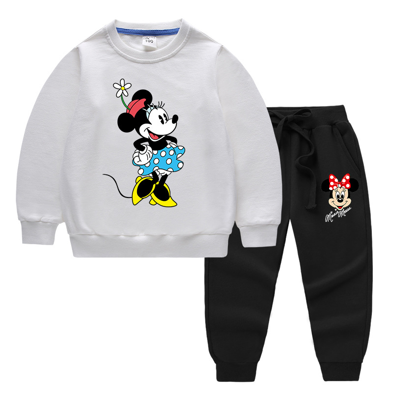 2020 Children's Autumn And Winter Cartoon Sweater Sets Printing B