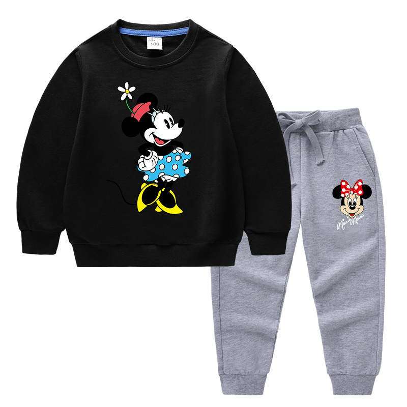 2020 Children's Autumn And Winter Cartoon Sweater Sets Printing B