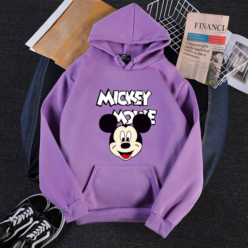 2020 New Autumn And Winter Plus Size Long Sleeve Printed Hoodie B With Pocket