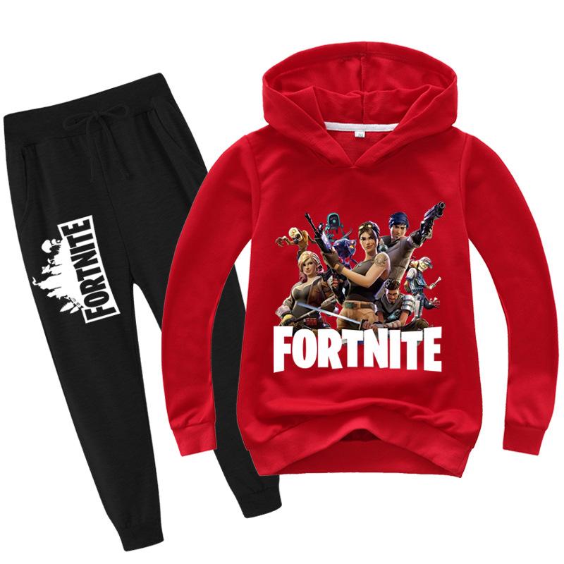 2020 Christmas Hot Sale Fortnite Hoodie and pants set for children