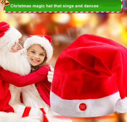 🌟Christmas Hot Sales🌟2020 New Dated Christmas hat that will dance😍50%OFF Now