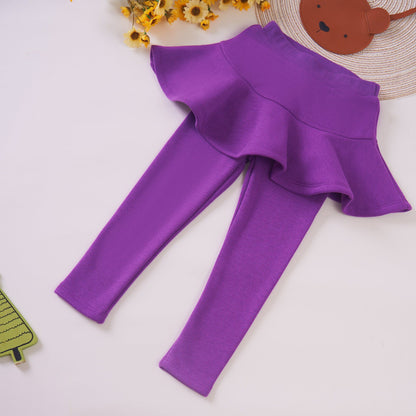 🔥Fall Winter Hot Sales Kid's Skirt🔥-Sabrina Plush Skirt Leggings🔥