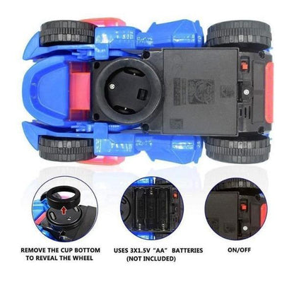 🌟Christmas Best Gifts for child🎁Deformed dinosaur LED Car