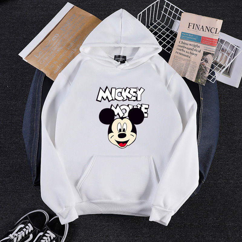 2020 New Autumn And Winter Plus Size Long Sleeve Printed Hoodie B With Pocket