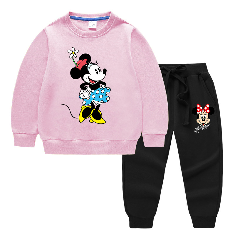 2020 Children's Autumn And Winter Cartoon Sweater Sets Printing B