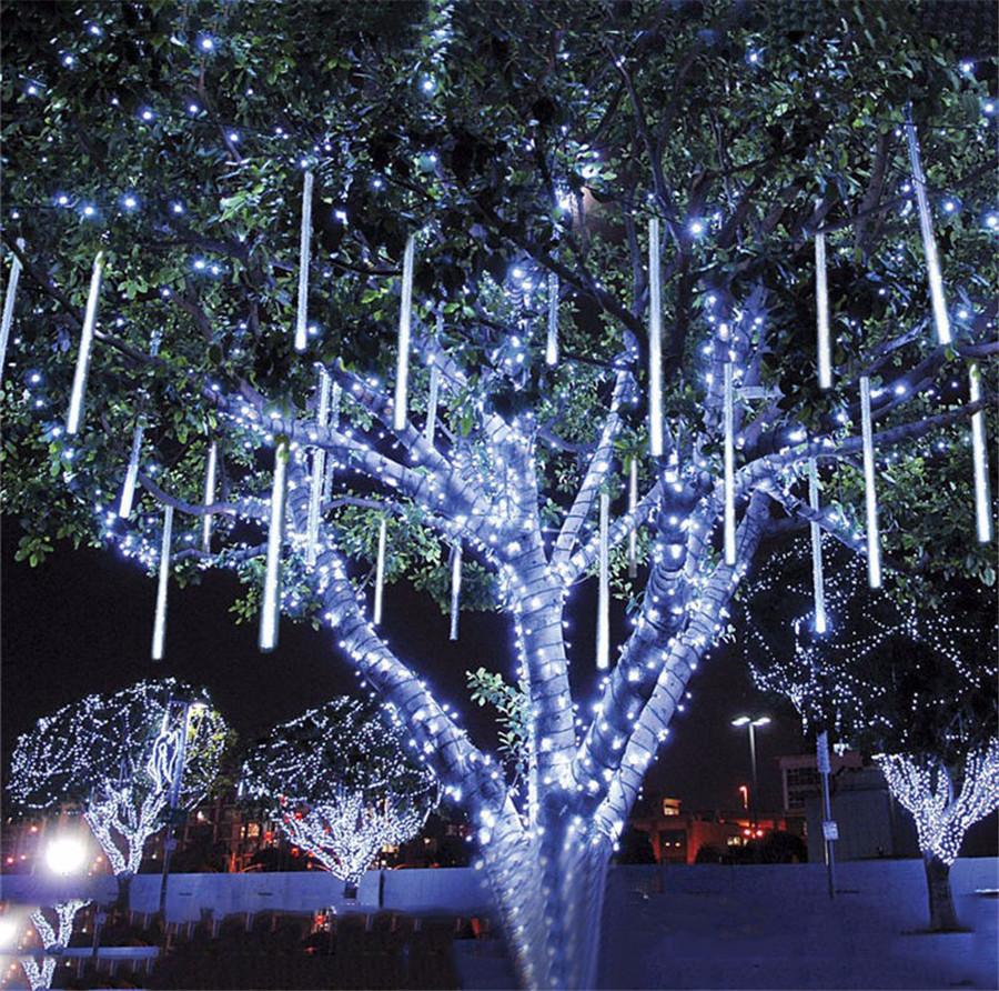 🌟Christmas Hot Sales🌟 2020 Dated Best decoration-Meteor Snow Fall LED Lights Set(1 set 8 pcS)🔥(Buy more save more)