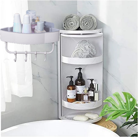 🌟Christmas Limited Hot Sale🌟-Rotating Bathroom&Kitchen Storage Rack