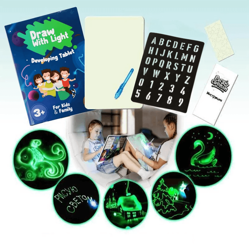 🌟Christmas Hot Sales🌟 2020 New Dated Best Gifts for Child🎁MagicDrawing - Illuminated educational drawing board