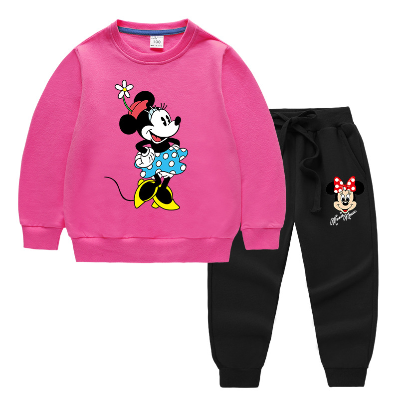 2020 Children's Autumn And Winter Cartoon Sweater Sets Printing B