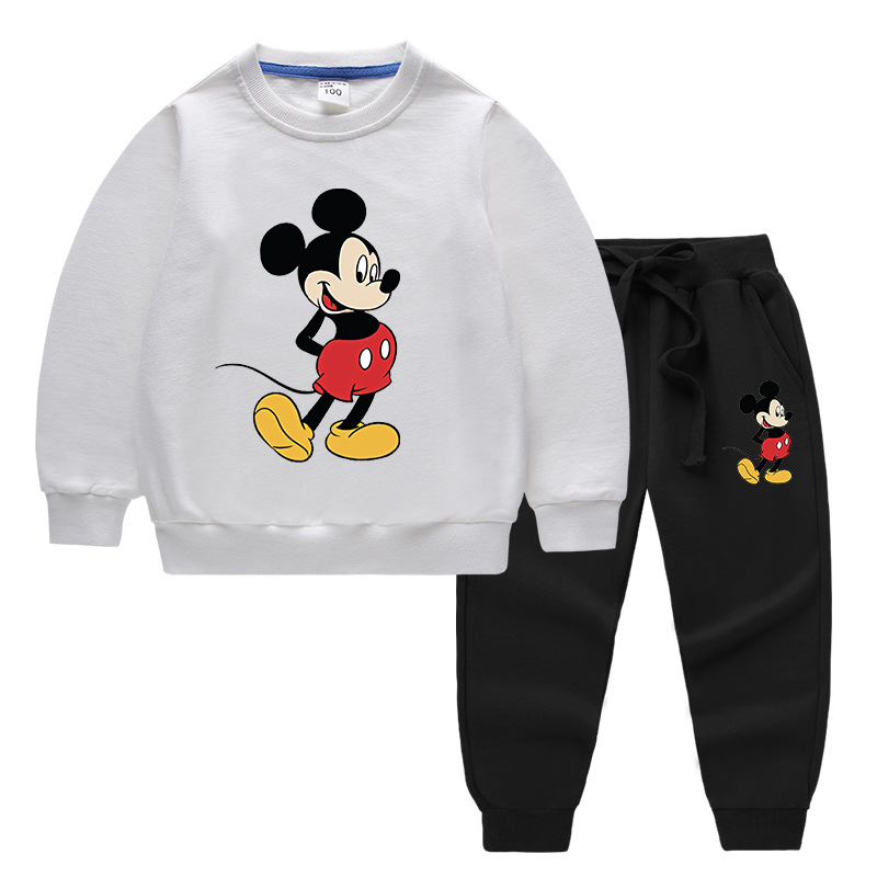 2020 Children's Autumn And Winter Cartoon Sweater Sets Printing C
