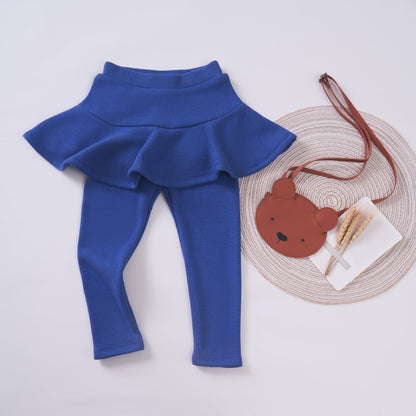 🔥Fall Winter Hot Sales Kid's Skirt🔥-Sabrina Plush Skirt Leggings🔥