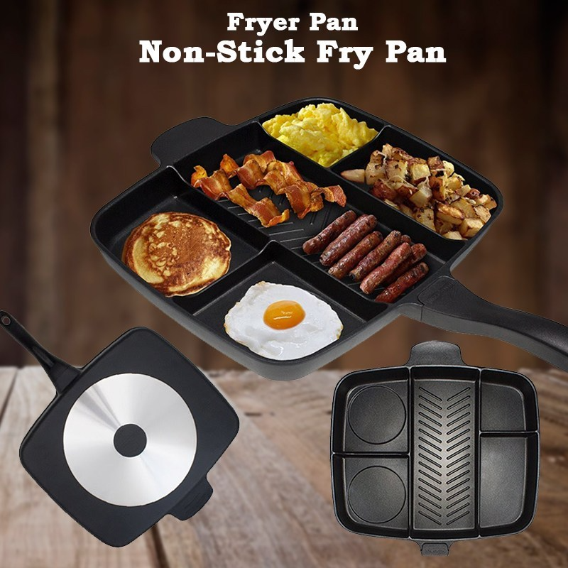 EASY CLEAN HEALTHY HOMES FIVE IN ONE FRYING PAN
