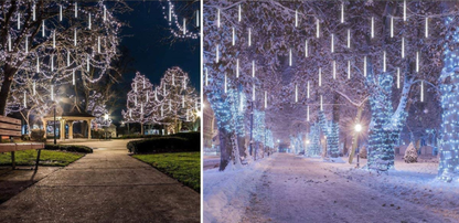 🌟Christmas Hot Sales🌟 2020 Dated Best decoration-Meteor Snow Fall LED Lights Set(1 set 8 pcS)🔥(Buy more save more)