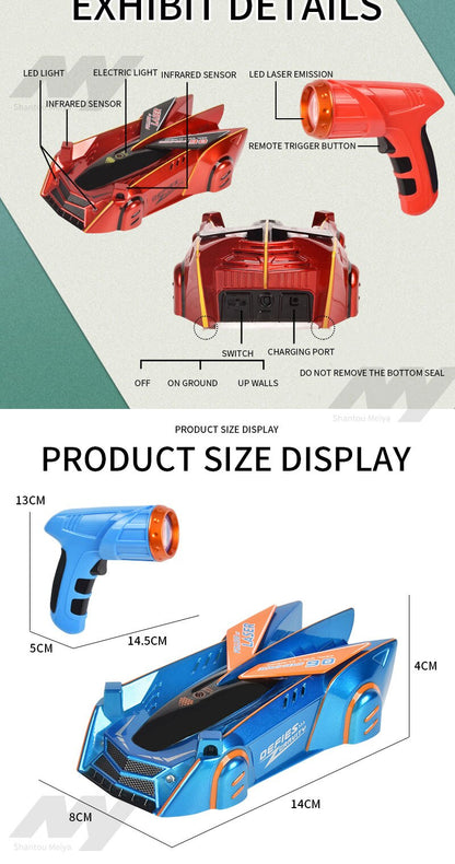 50%OFF&FREE SHIPPING NOW🔥Laser Remote Control Wall Climbing Car