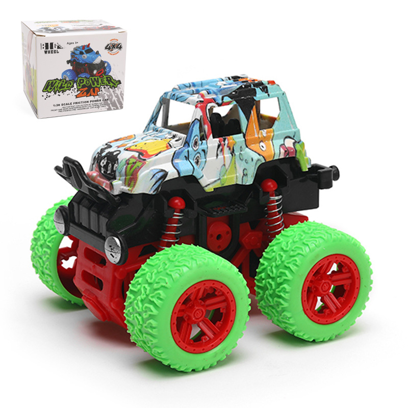 🌟Christmas Hot Sales New Dated Gifts For Kids🎁 Inertial Four-Wheel Drive Off-Road Vehicle🚘