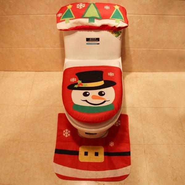 🌟Christmas Hot Sales🌟2020 New Dated🎅Christmas toilet cover⛄50%OFF NOW