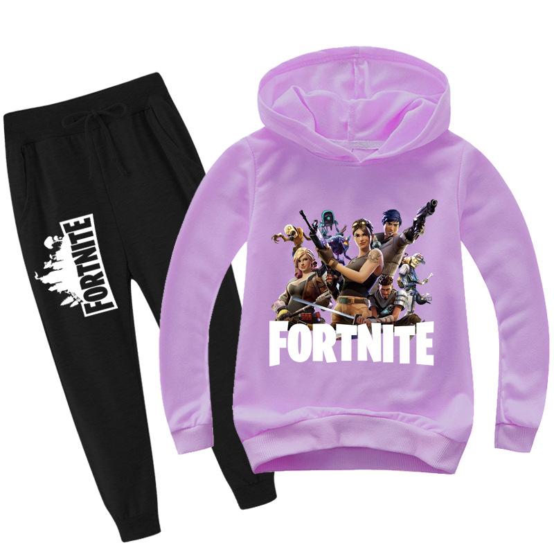2020 Christmas Hot Sale Fortnite Hoodie and pants set for children