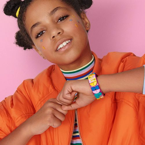 Christmas Hot sell🔥Kid's Educational toy-DIY Building Block Bracelet Jewelry Cartoon Bracelet Tide Silicone Wristband