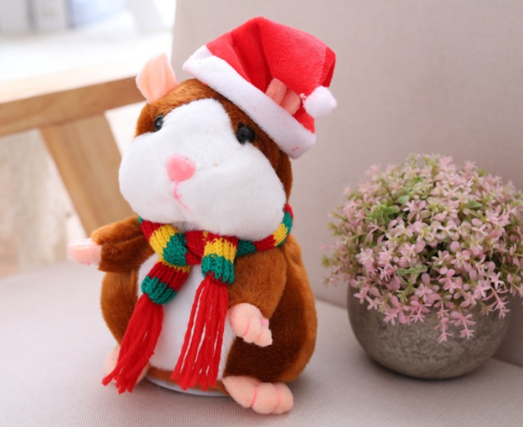 🌟New Arrival Christmas Talking Hamster🐹🌟Repeat Anything It Hears🔥50% OFF NOW🔥