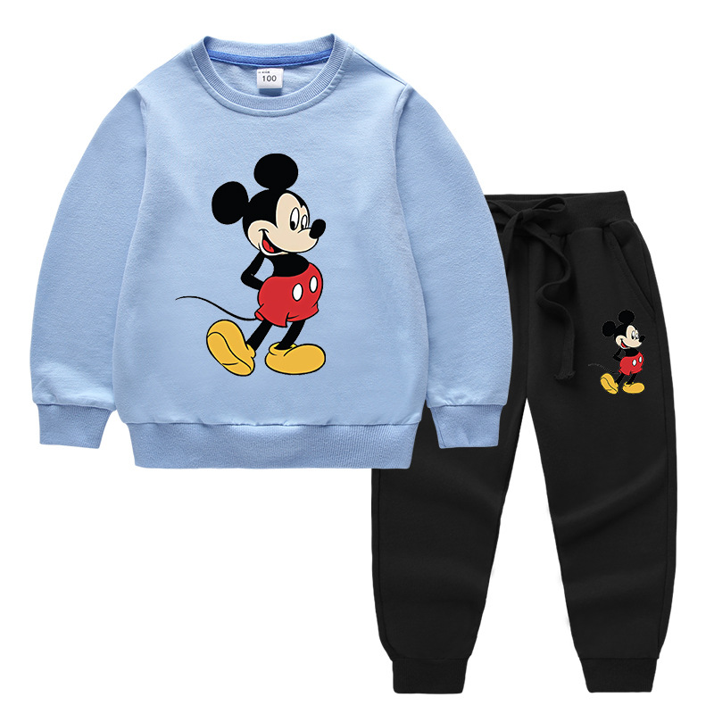 2020 Children's Autumn And Winter Cartoon Sweater Sets Printing C