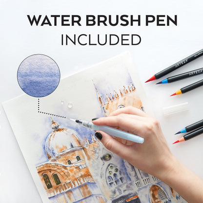 🤔The first step to make your child a good painter👉🏼Having this Real Brush Pens - 🔥BUY MORE SAVE MORE NOW🔥