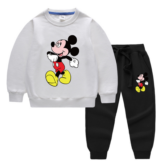 2020 Children's Autumn And Winter Cartoon Sweater Sets Printing A