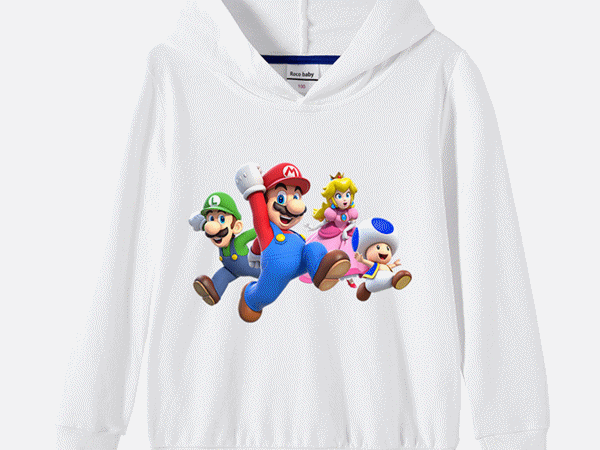 50% OFF🔥Hooded For Children🔥-Mario(Buy MORE SAVE MORE)