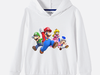 50% OFF🔥Hooded For Children🔥-Mario(Buy MORE SAVE MORE)
