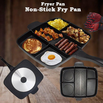 EASY CLEAN HEALTHY HOMES FIVE IN ONE FRYING PAN