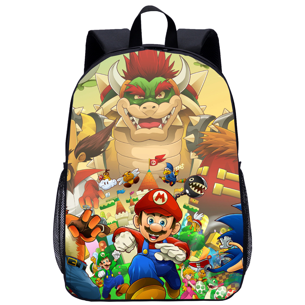 🔥2020 Hot Sale Kid's bag🔥Super Mario&Frozen Boys Girls Backpack Bag