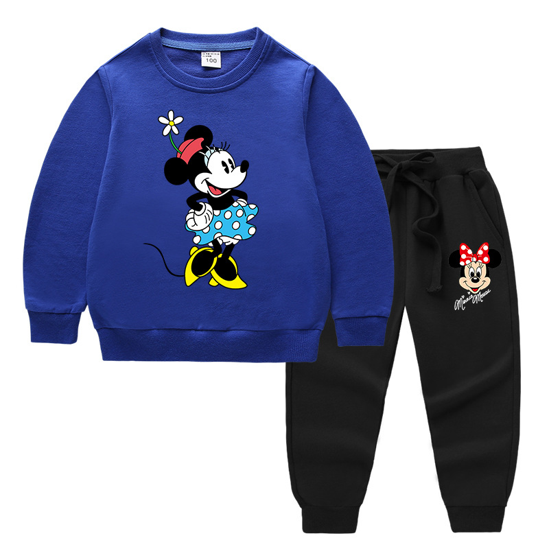 2020 Children's Autumn And Winter Cartoon Sweater Sets Printing B