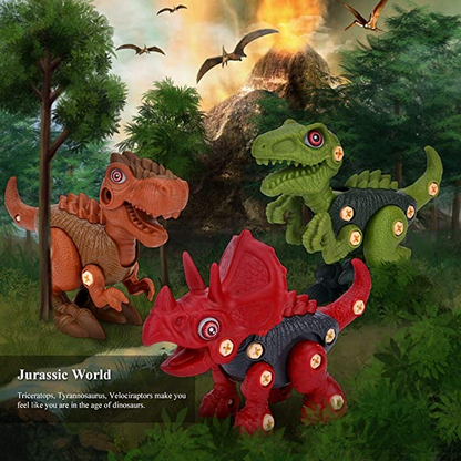 🌟Christmas Hot Sales🌟Best Gifts for Kids🎁BOBXIN Take Apart DIY Dinosaur Toys