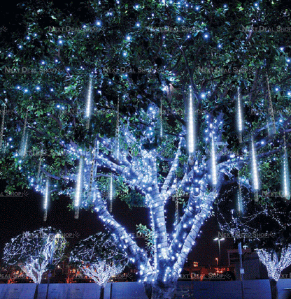 🌟Christmas Hot Sales🌟 2020 Dated Best decoration-Meteor Snow Fall LED Lights Set(1 set 8 pcS)🔥(Buy more save more)